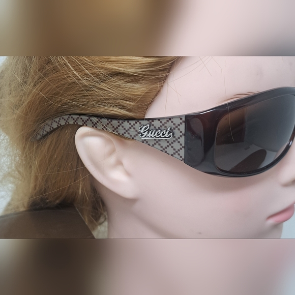 Gucci Sunglasses Monogram Wrap Brown Unisex GG3032/N/S  61-16-115 - Picture 7 of 14